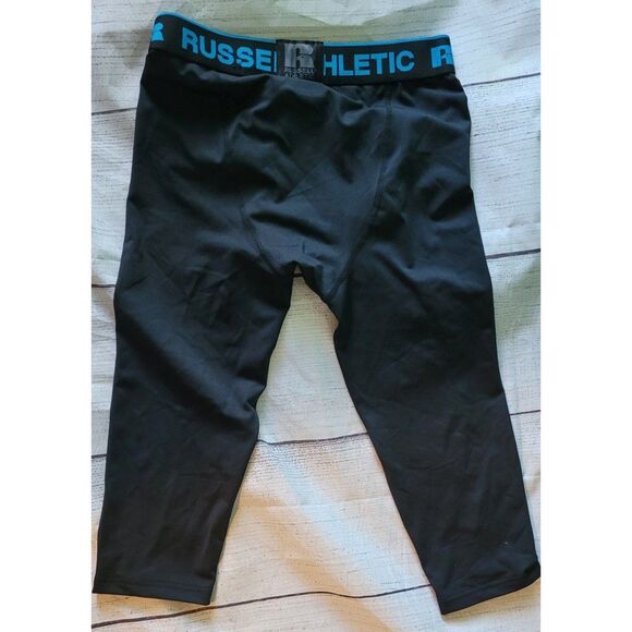Russell Athletic Boys' Compression 3/4 Tights Sz M (10/12) - Picture 3 of 4